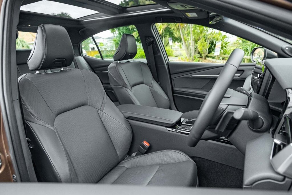 Front seats of the 2024 Camry Hybrid