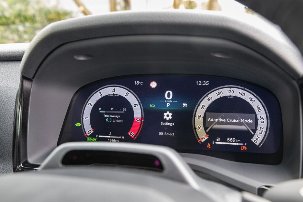 Tachometer for the 2024 Camry