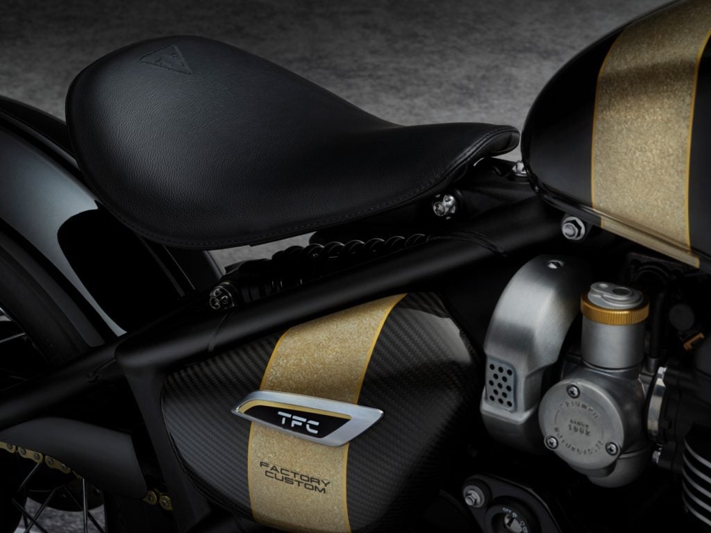 Golden tank and side covers which are in CF.
