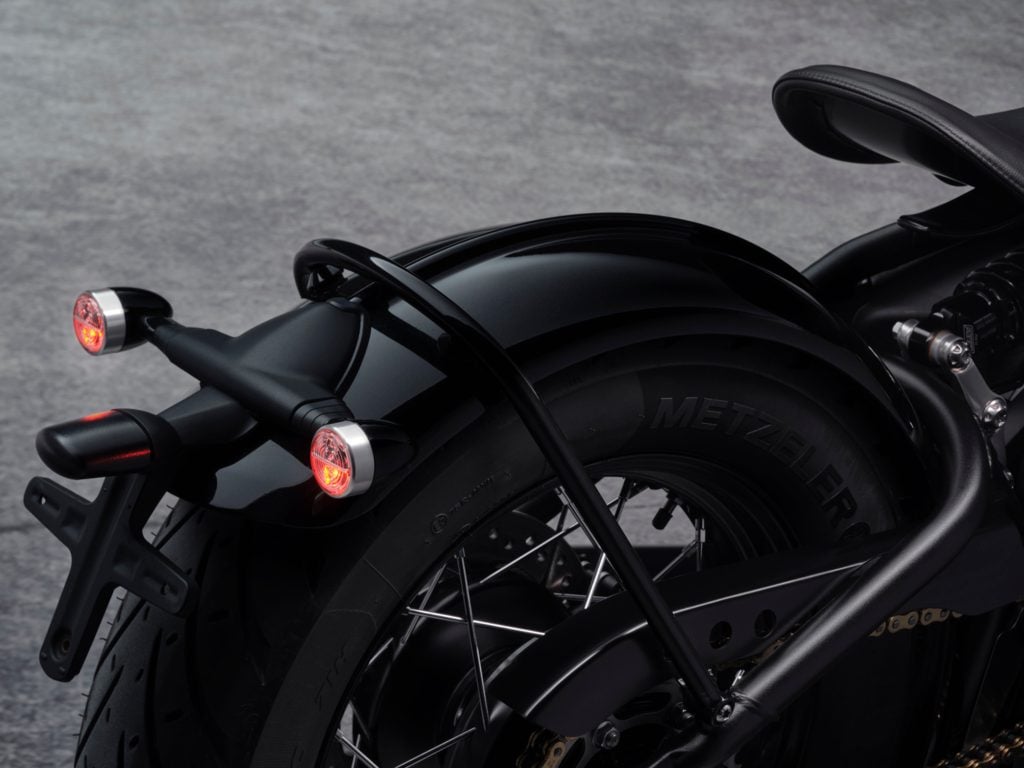 Bullet style tail lights.