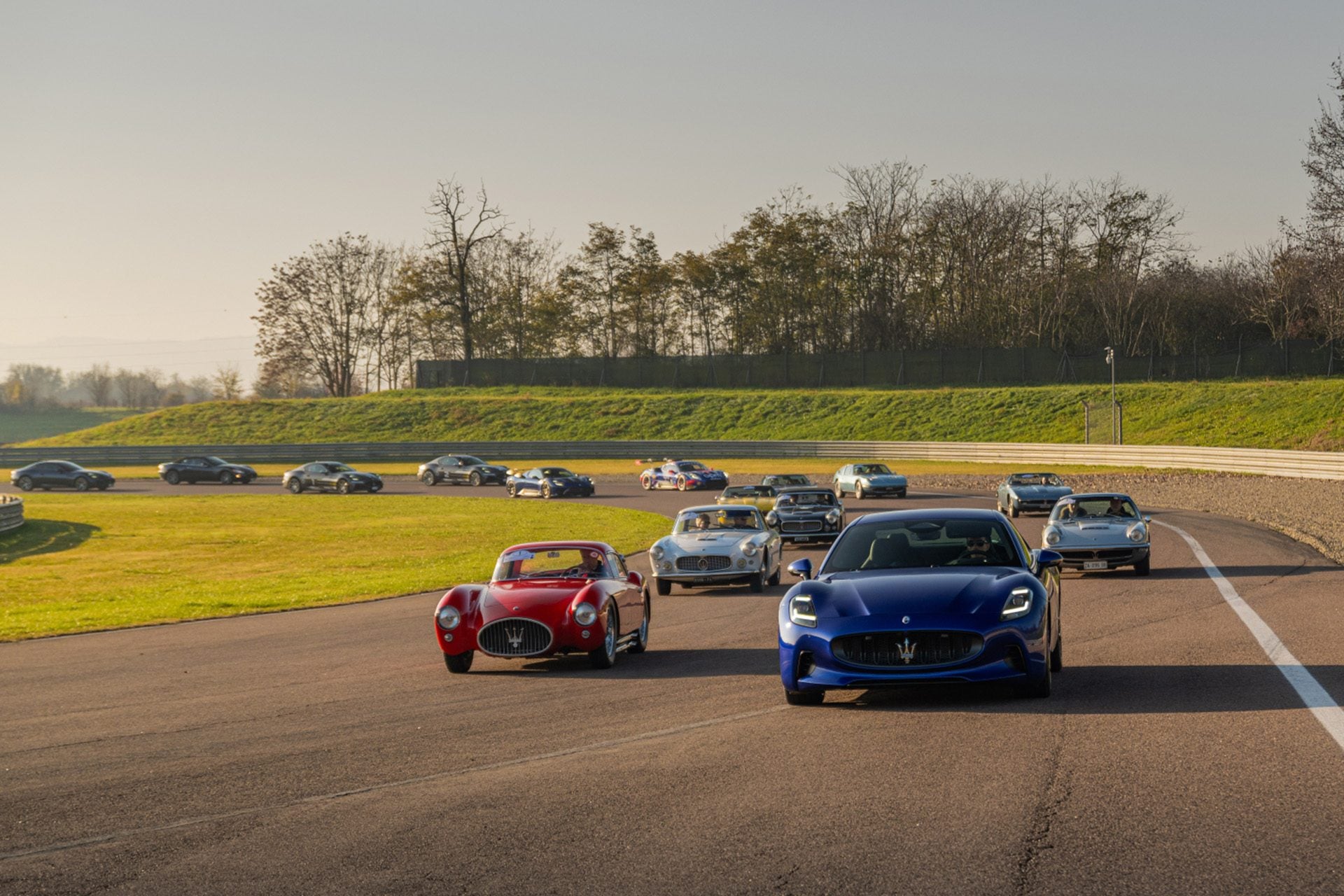 On track at the 110th celebrations.