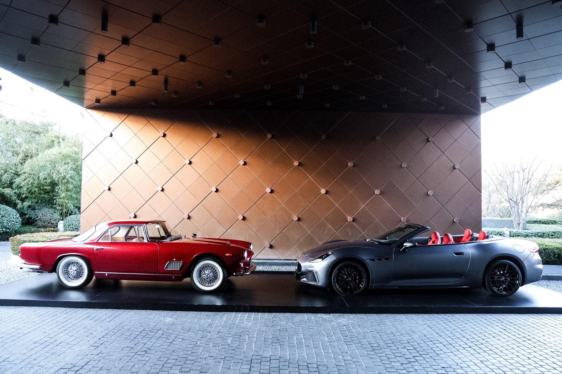 Examples of old and new Maseratis here.