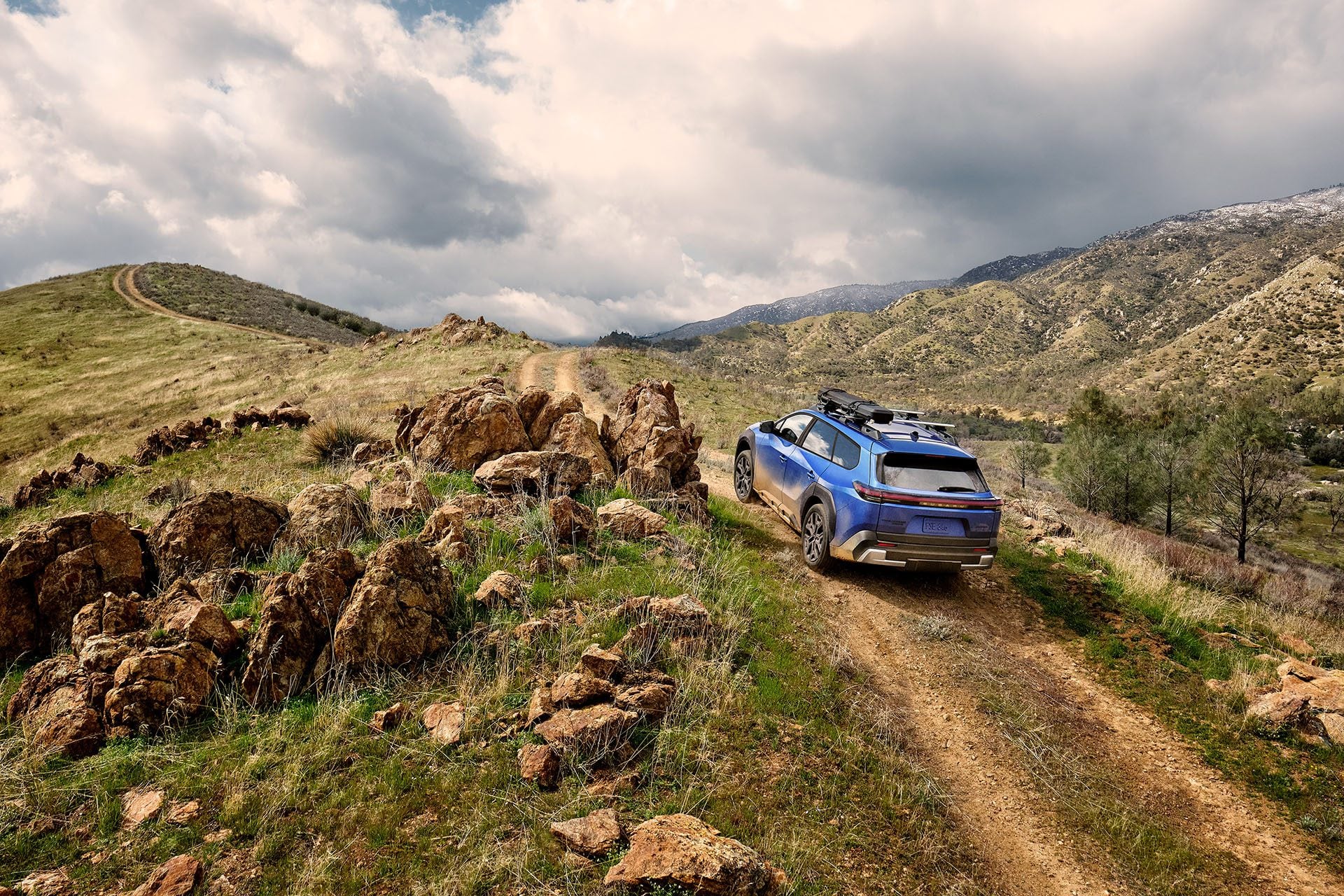 At first glance it resembles an Outback from behind but this is electric.