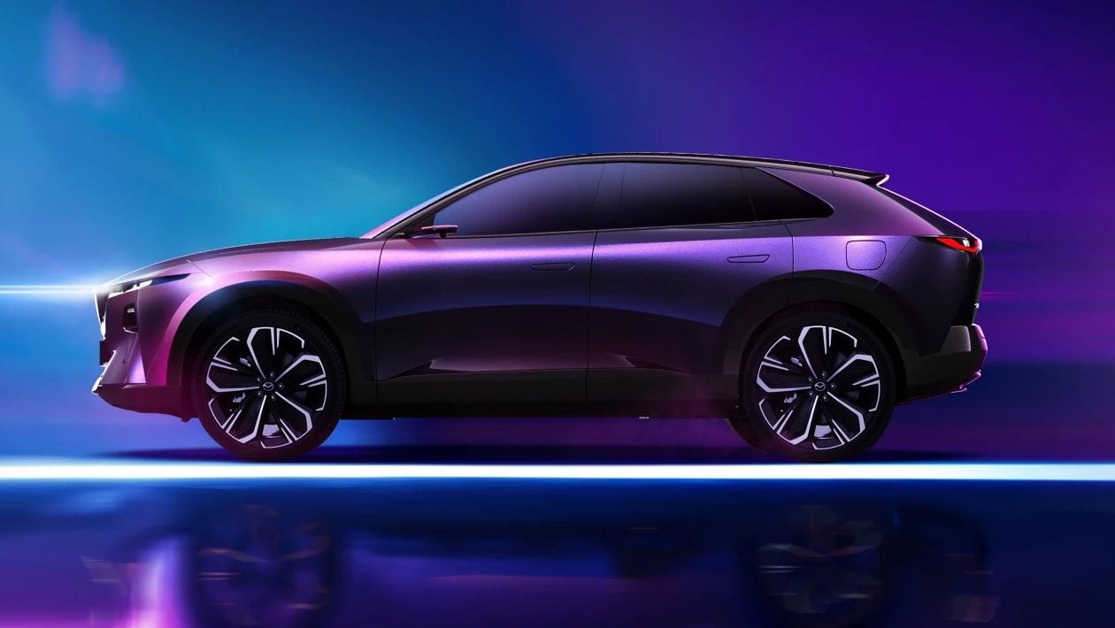 Purple Mazda EZ 60