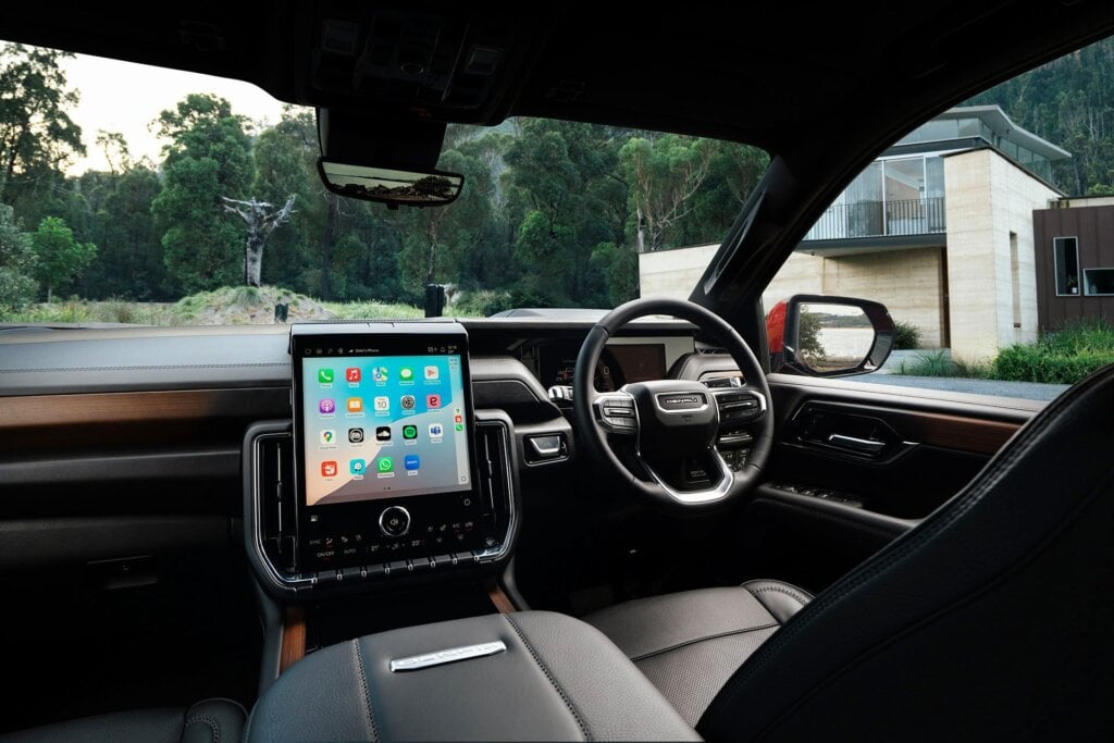 The central screen is for infotaiment only, in essence. Switches and buttons do the rest.