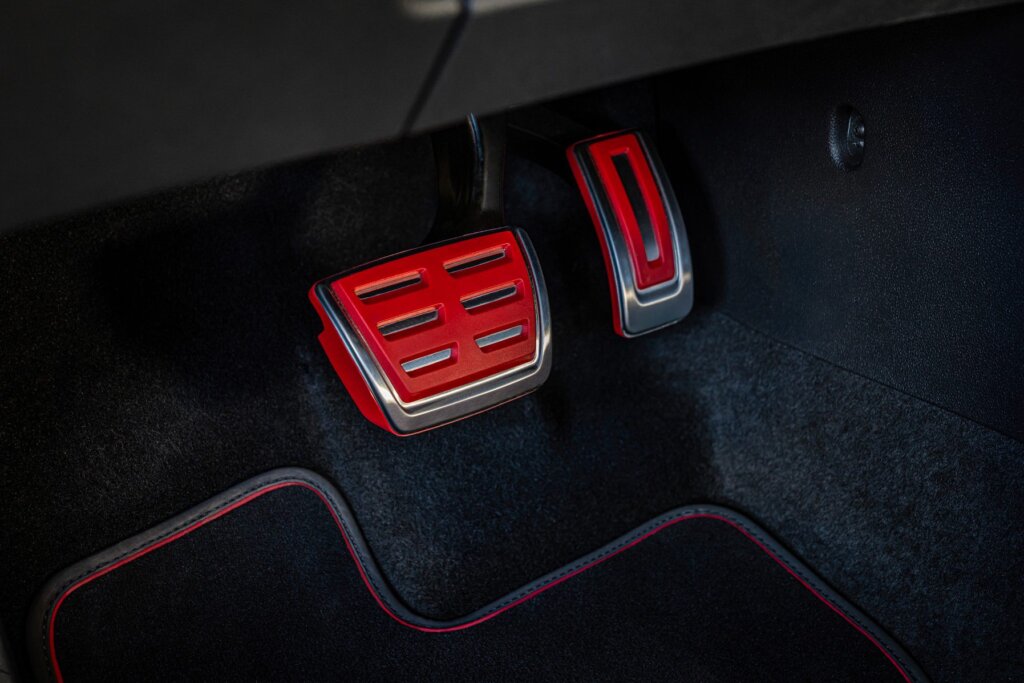 You know it's trick when the pedals are red.