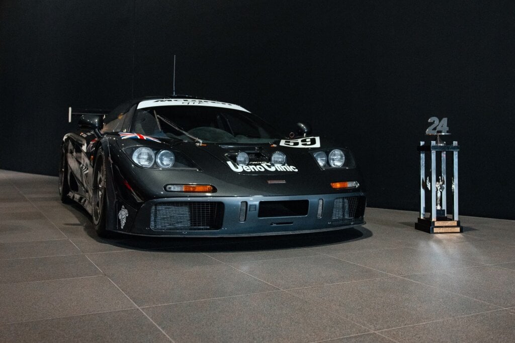 This is the actual Le Mans winning car of 1995.