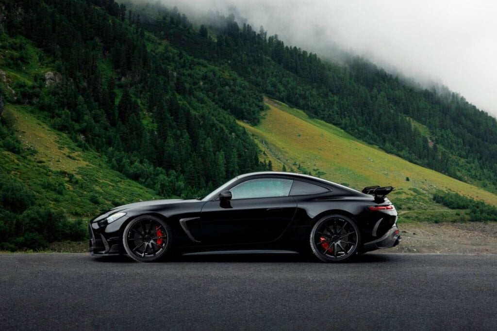 Black livery looks the part too.