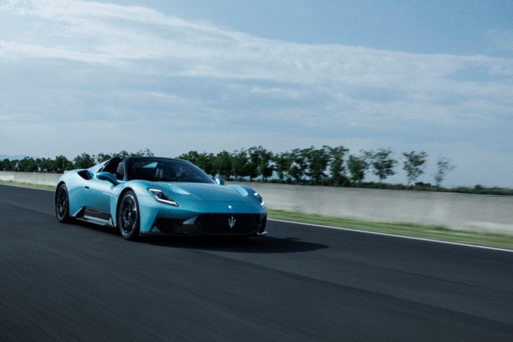 Action shot, not a great one, of the MCPura on track.