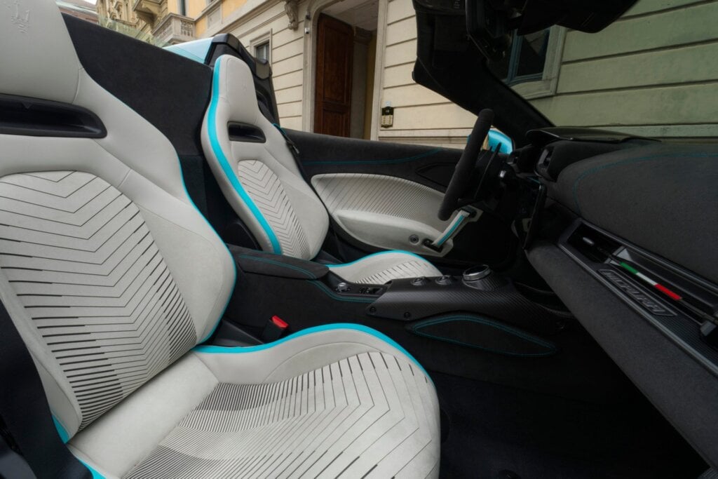 What it's like inside, with all that Alcantara.