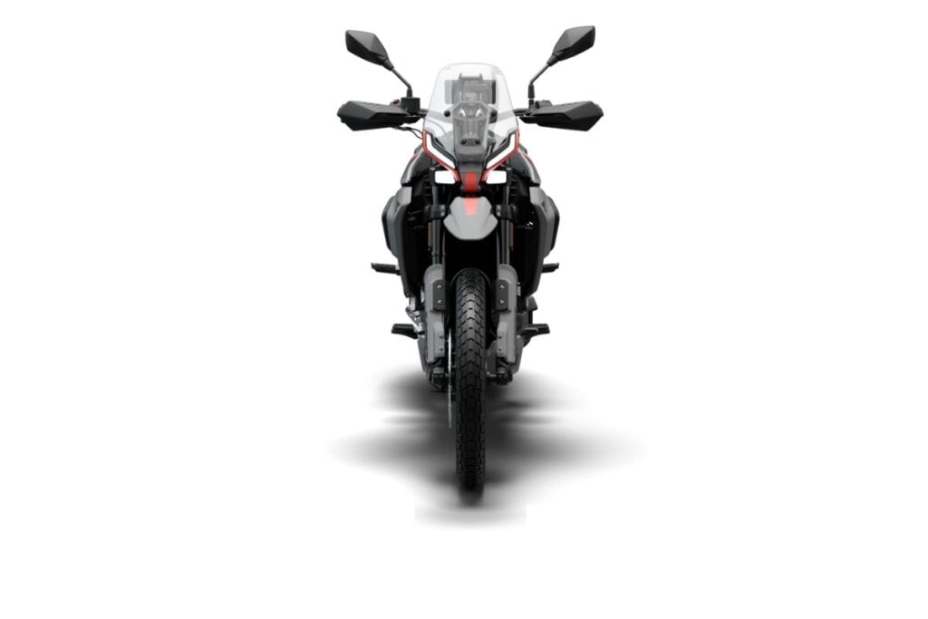Twin front headlights and decent screen good for local conditions.