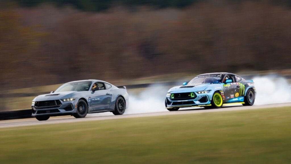 Mustangs giving it a lash.
