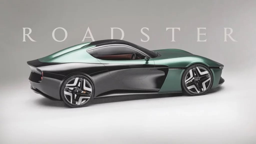 Sexy as electric roadster from Longbow is light as a feather.