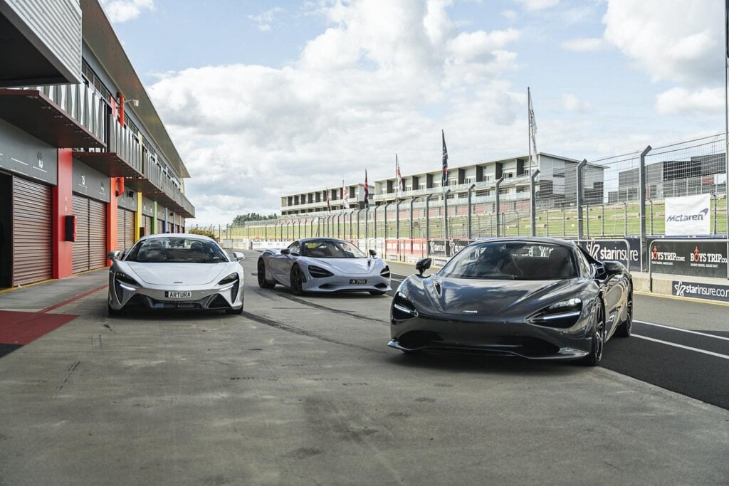 Some of McLaren's current products.