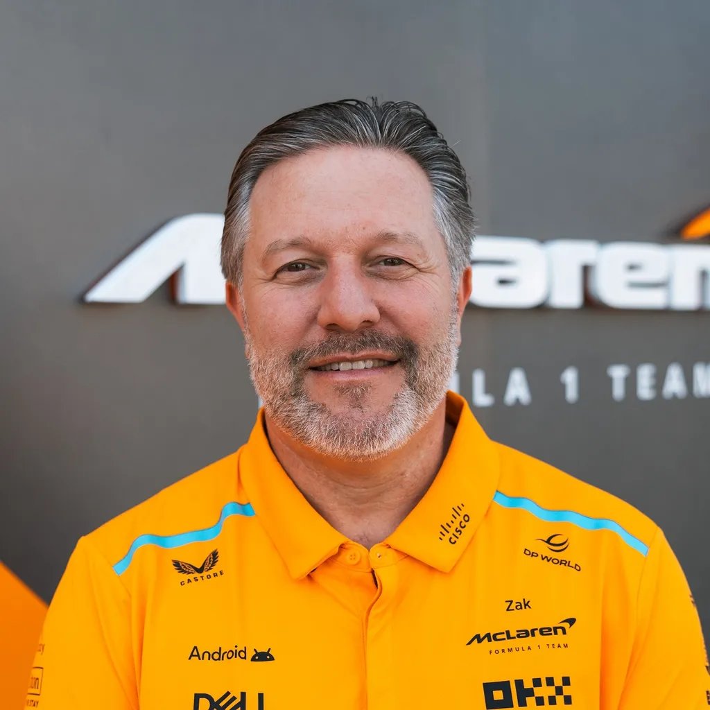 Zac Brown, McLaren Racing CEO.