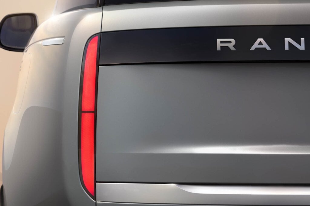 Range Rover Electric shown here.