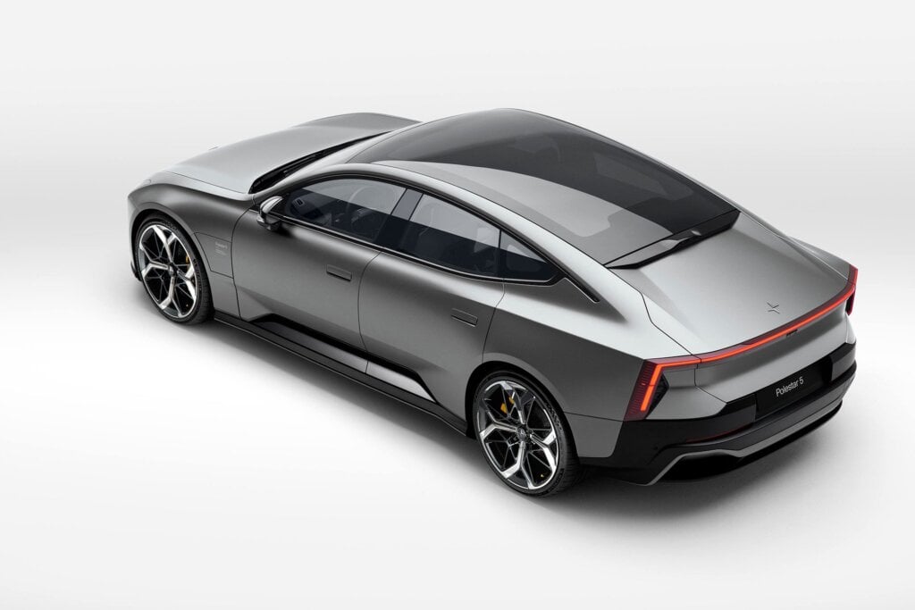 Overhead shot shows off the huge panoramic sunroof.