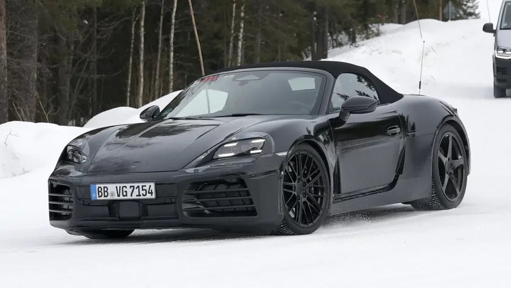 A similar but subtly different look for new EV Boxster.