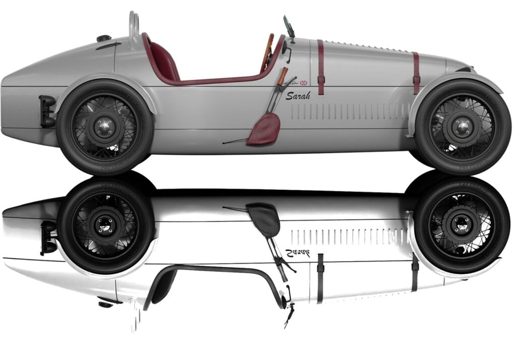 The car seems to be available as a single- or two-seater.