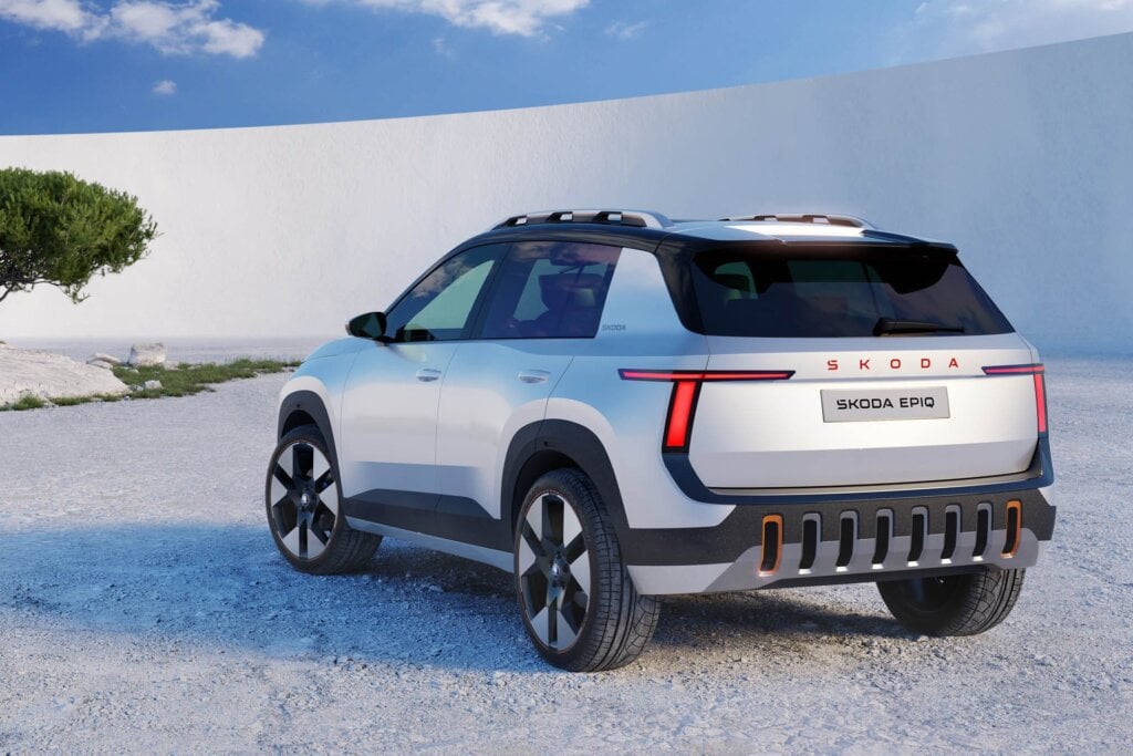 Skoda Epiq has lots of slots at the rear too.