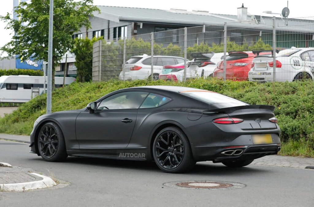 Looks ornery from this angle and at 2.0 tonnes and rear drive it should be a proper sports GT.