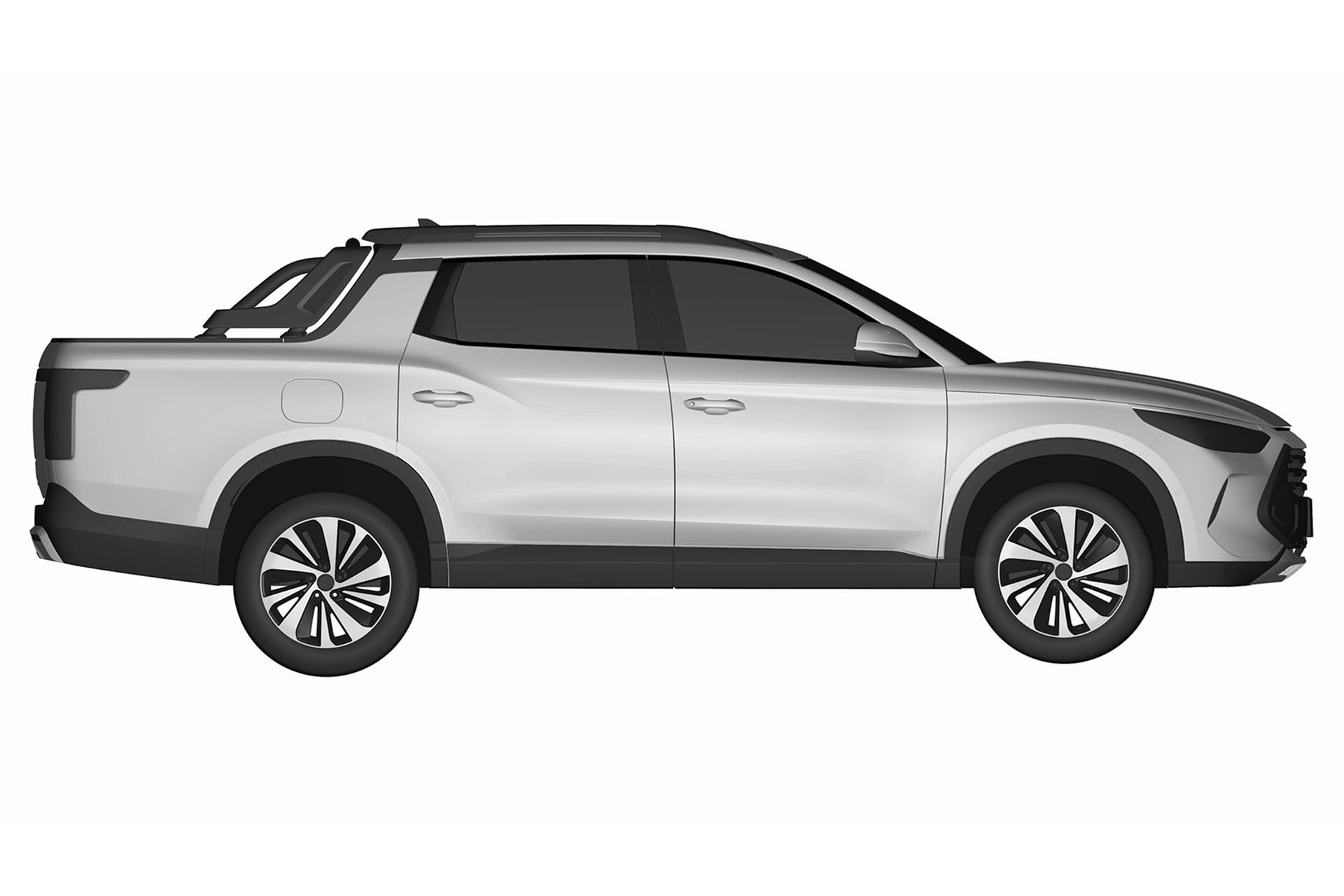 white BYD Shark 4