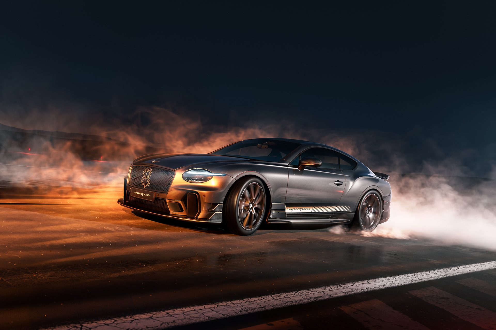 Bentley Supersports smokey