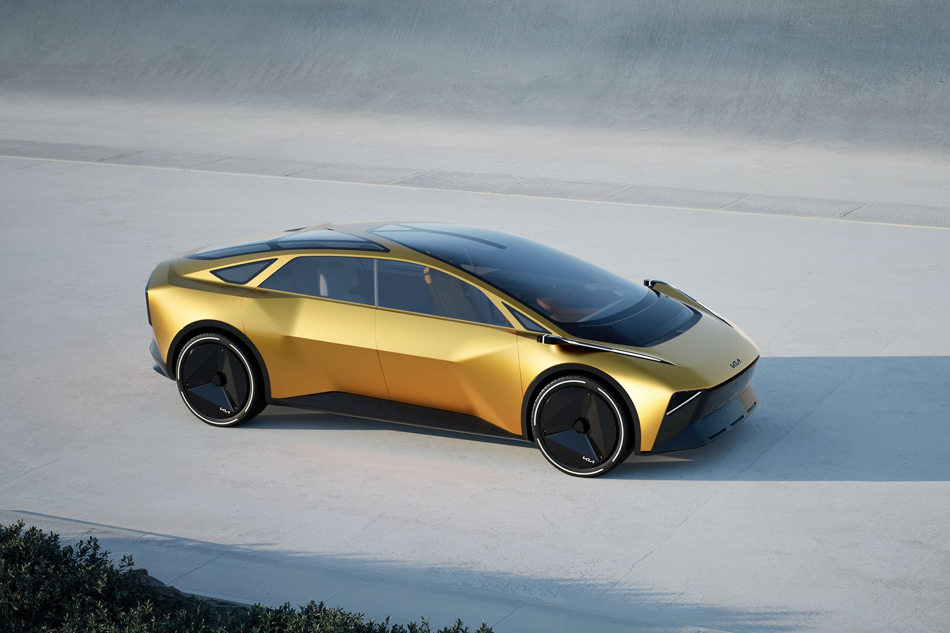 Kia Vision Meta Turismo in gold