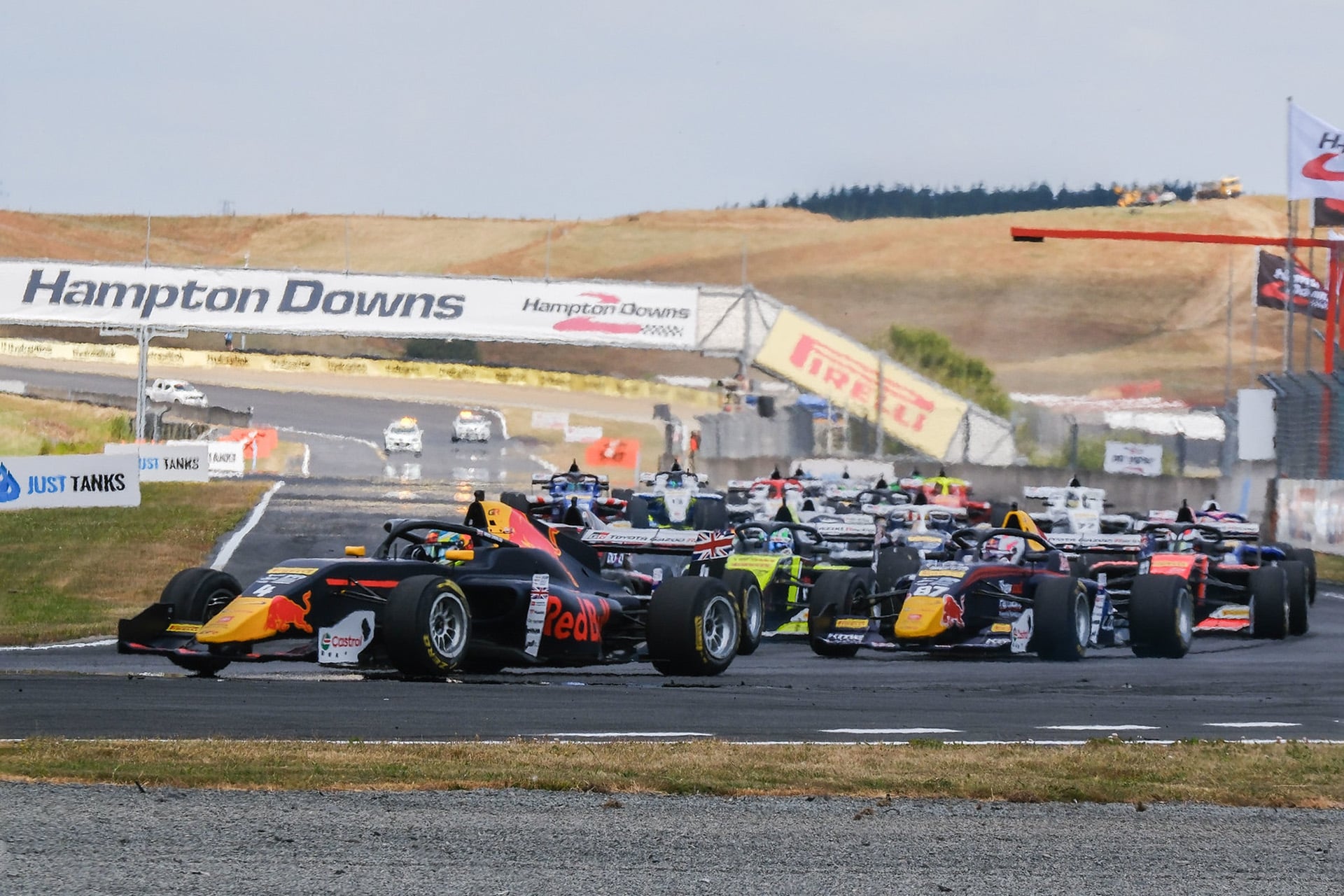 Toyotas at Hampton Downs