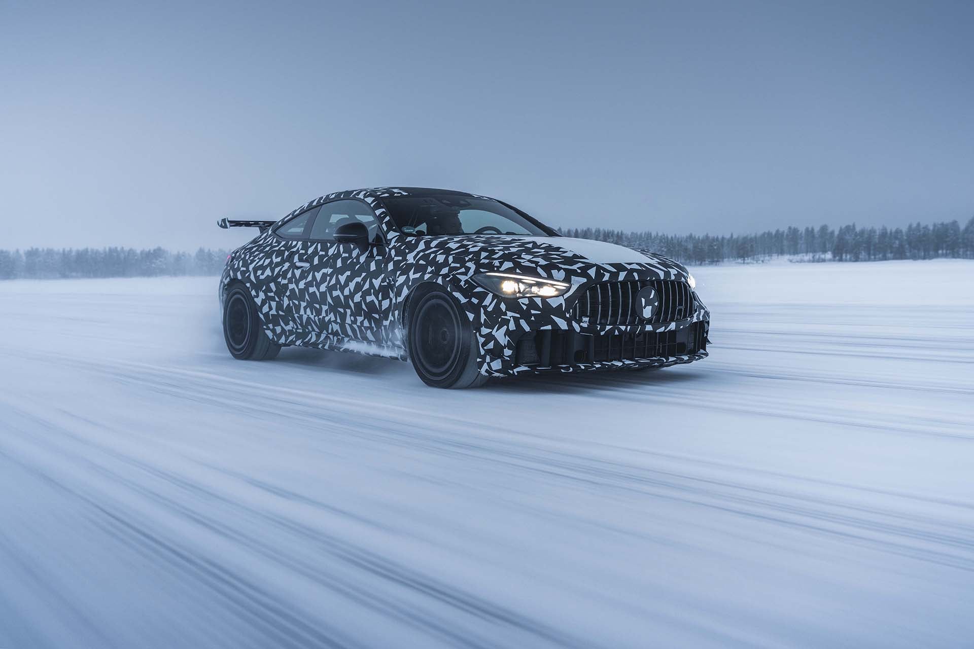 AMG in the snow
