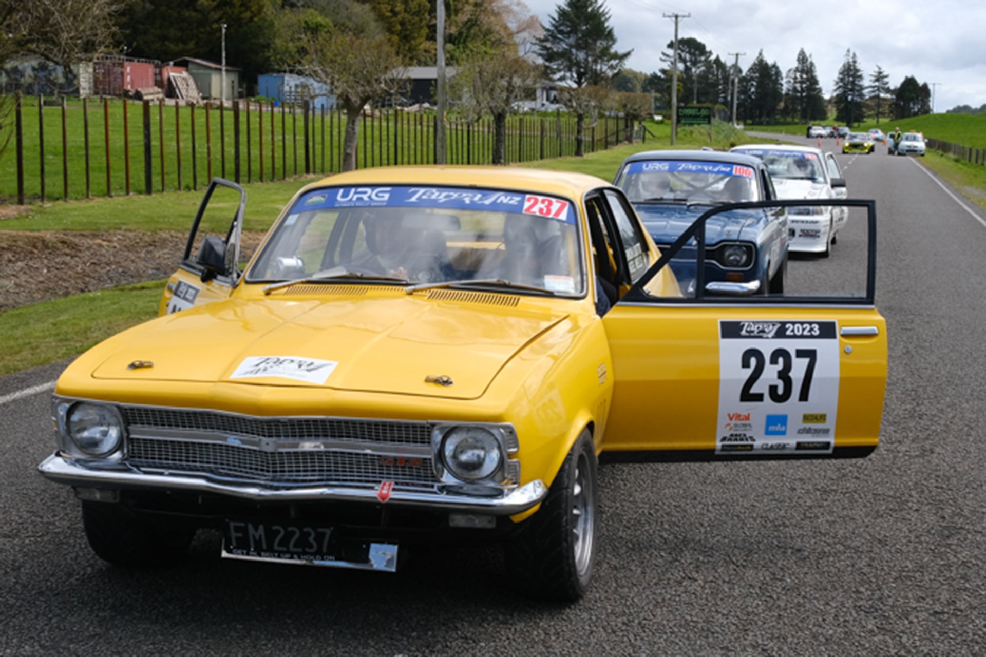 Yellow Torana on tarmac