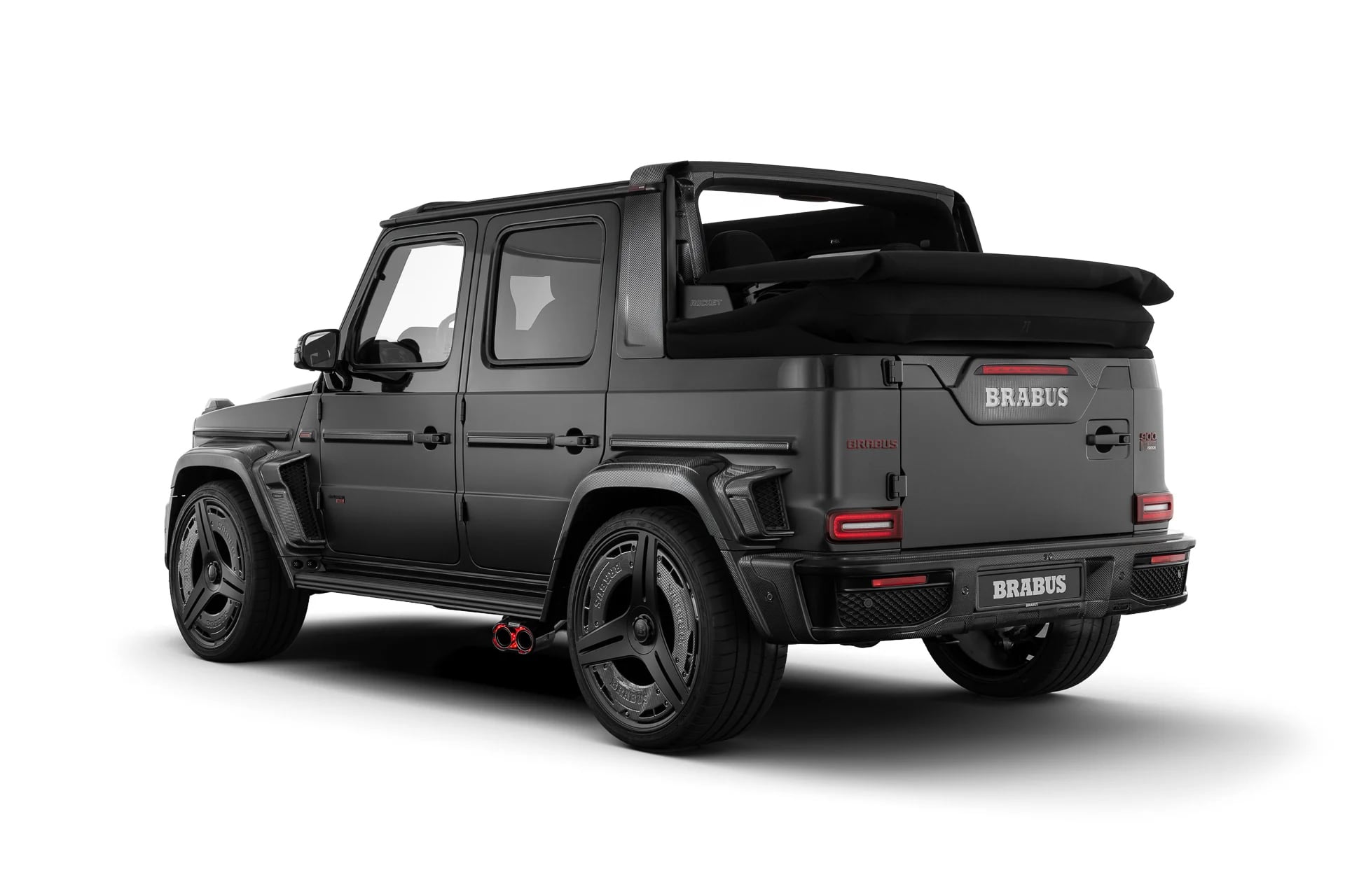 Brabus G wag in black on a white background