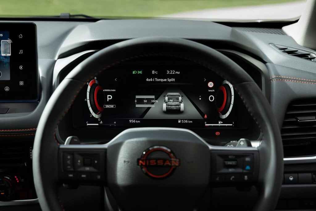 2026 Nissan X-Trail Rock Creek 12.3-inch digital instrument cluster