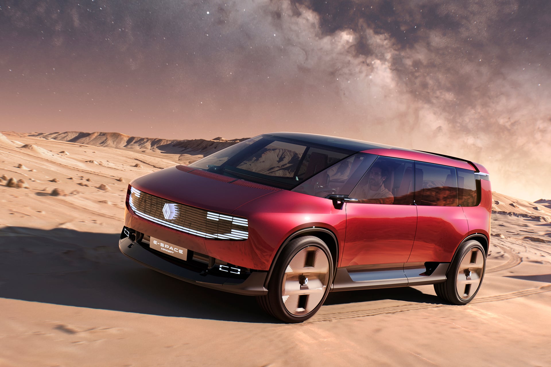 Renault concept in red