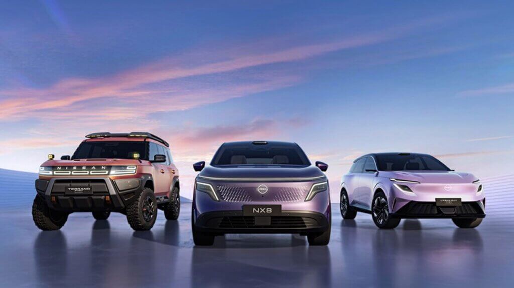 Nissan Terrano PHEV concept, NX8 and urban SUV PHEV concept at Auto China 2026