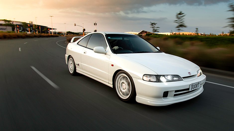 2000 Honda Integra Type R wide front action