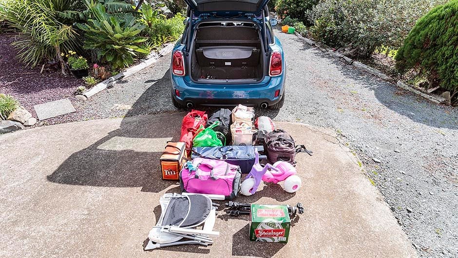2017 Mini Cooper S Countryman luggage that fits in boot
