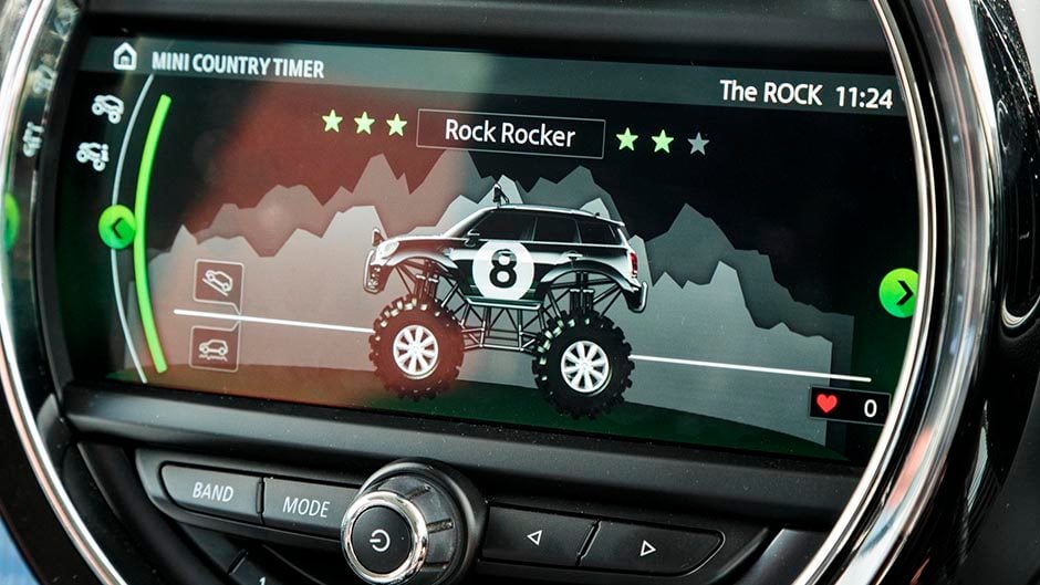 2017 Mini Cooper S Countryman off road screen