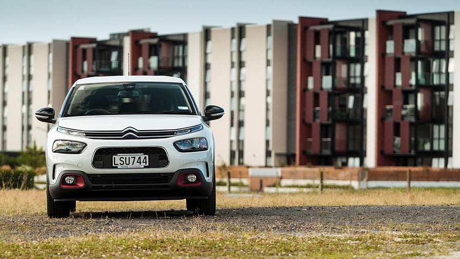 2018 Citroen C4 Cactus in front of apartments