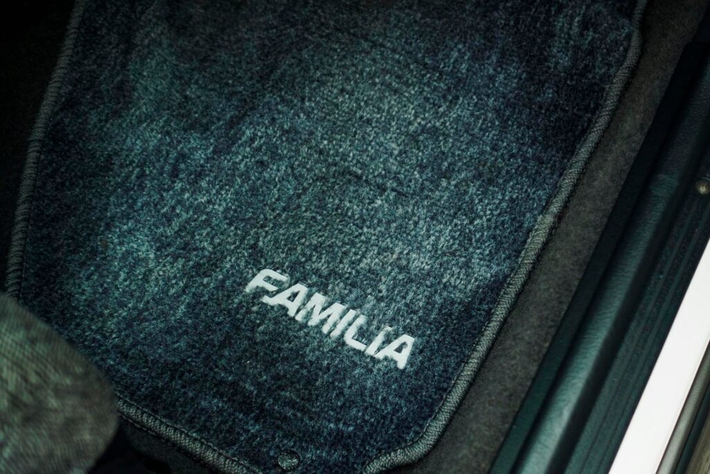1986 Mazda Familia 4x4 DOHC Turbo floor mat