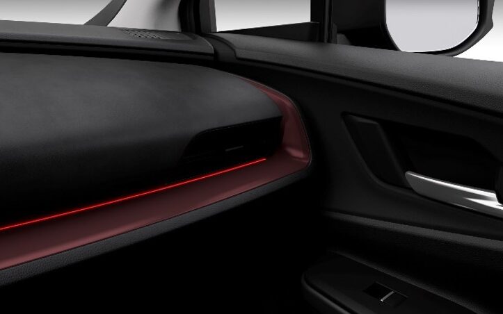 Toyota Prius dashboard close up view
