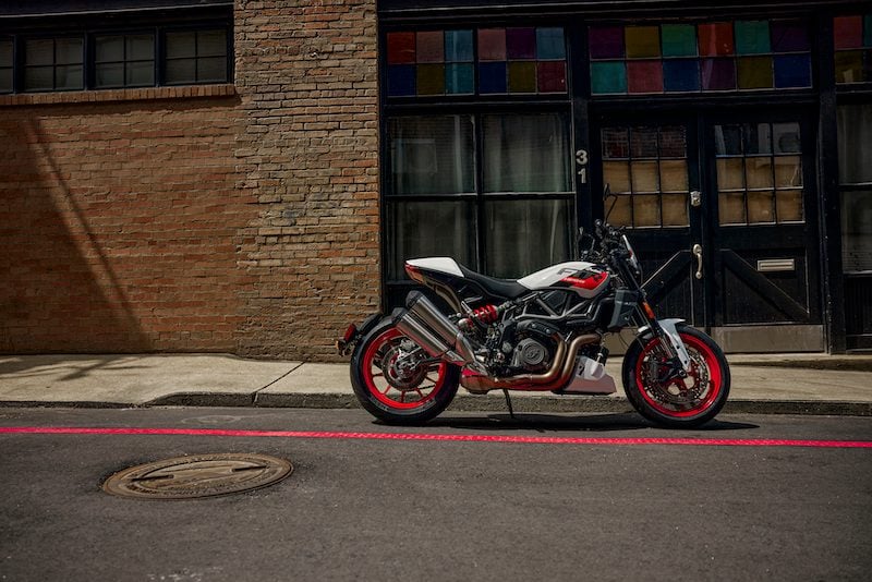 Indian FTR Sport side profile