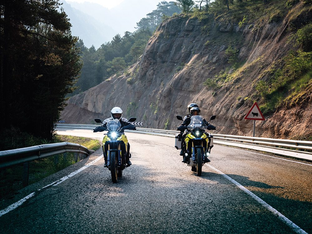 Suzuki V-Strom 800DE on road