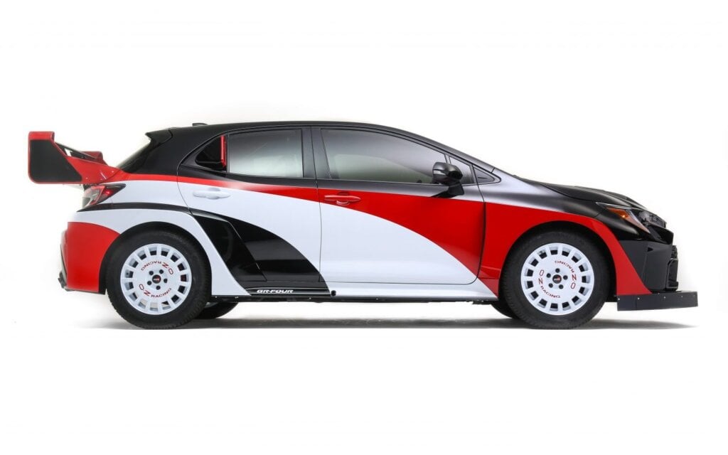Toyota GR Corolla Rally Concept side view