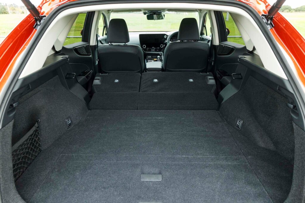 2022 Lexus NX 350h Limited boot with seats down
