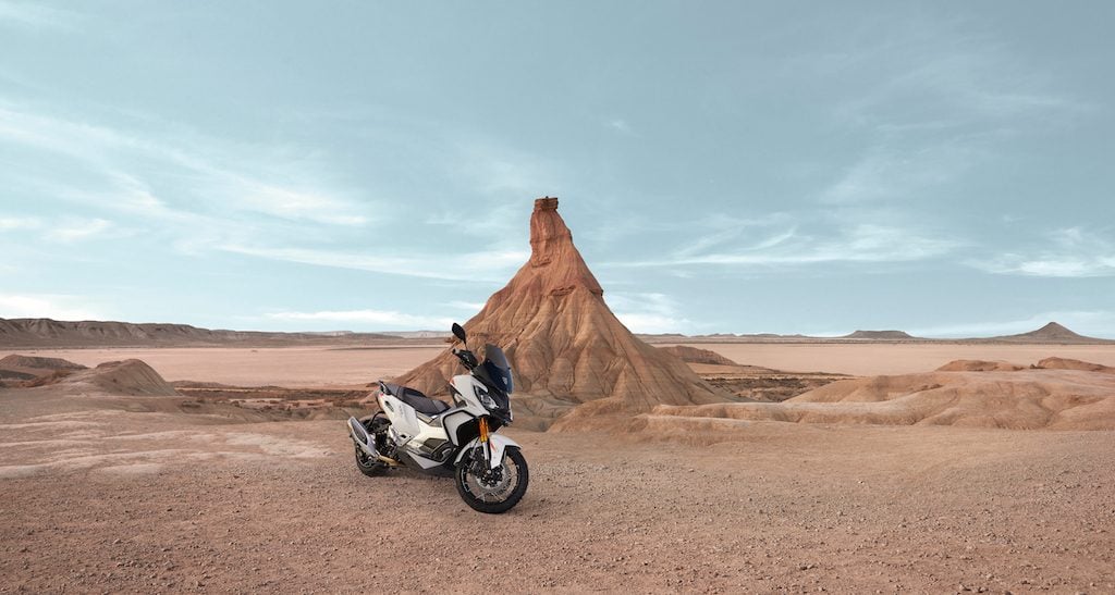 Peugeot XP400 parked in desert