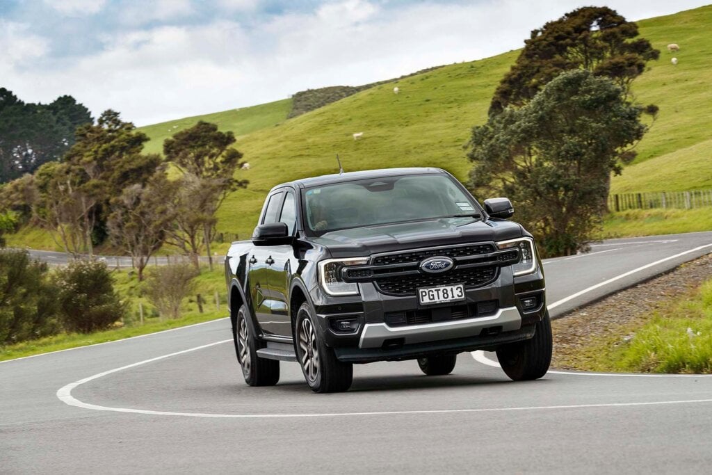 Ford Ranger Sport road action
