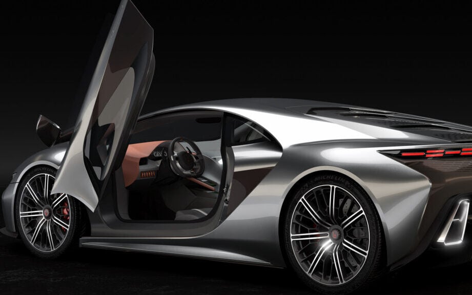 Bertone GB110 side view with door open