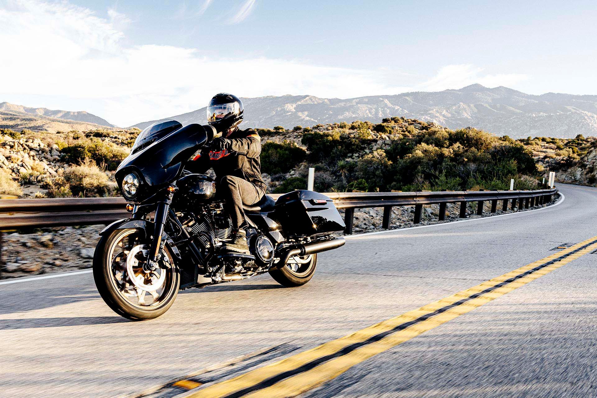 Harley-Davidson Street Glide ST action