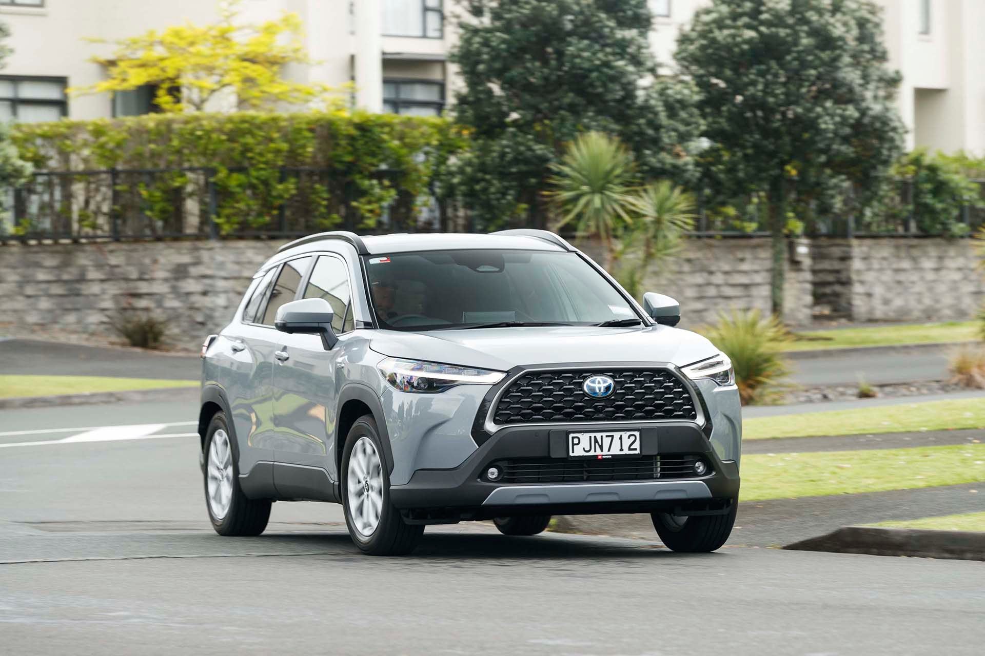 Toyota Corolla Cross GXL Hybrid front action